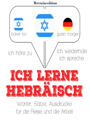 cover image of Ich lerne Hebräisch
